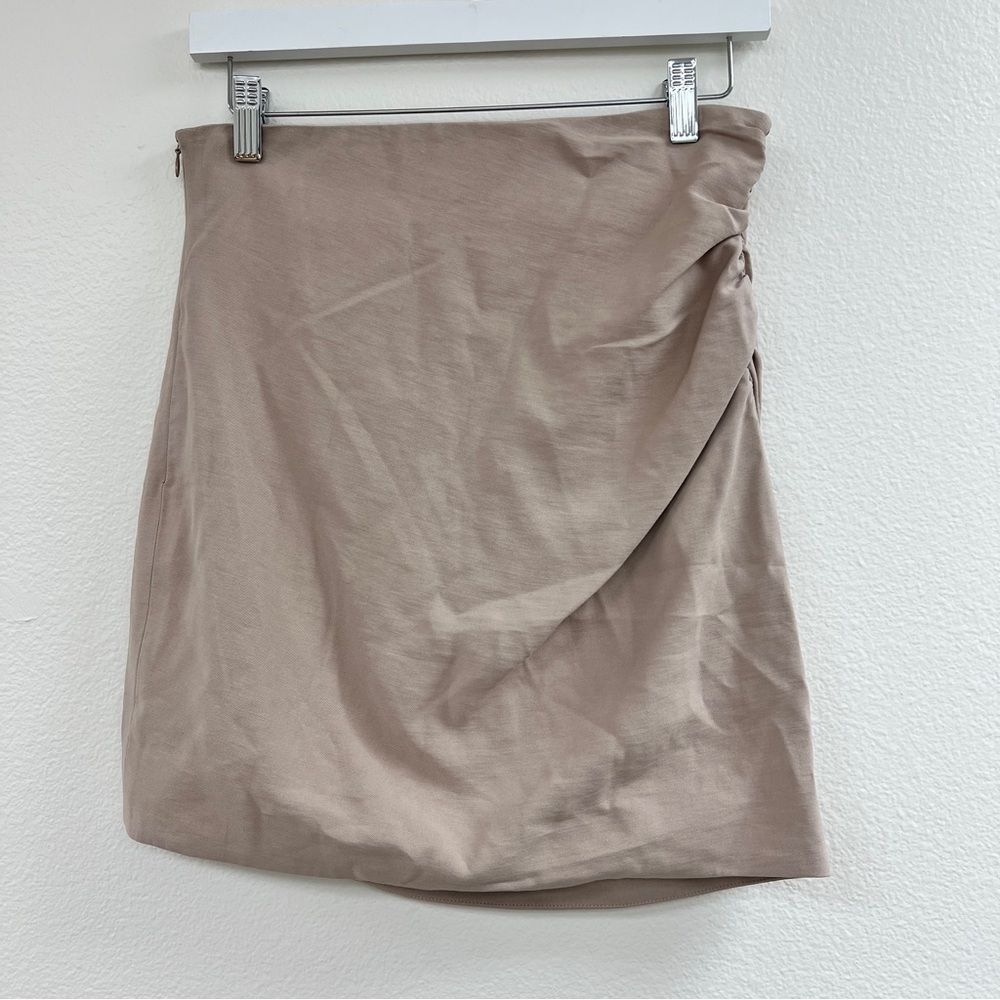 NWT The Sei Tan Women's Ruched Mini Skirt Sz 0 2 6